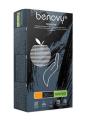 Перчатки нитриловые Benovy Nitrile MultiColor (черные)