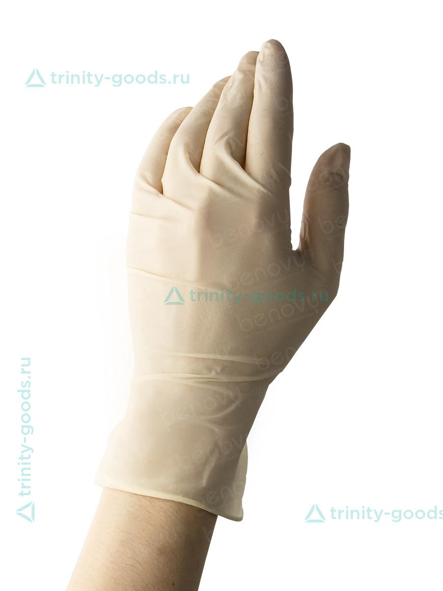 Перчатки латексные стерильные Benovy Sterile Latex